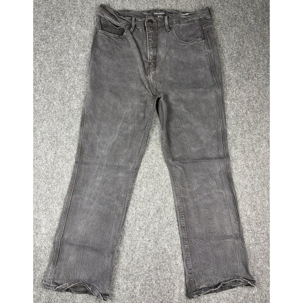 Good American Good Standard Kick Flare Jeans Black High Rise Size 12/31